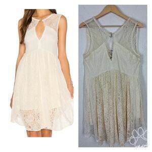 Free People Dont You Dare Womens Dress Size‎ Small Boho Lace Festival Coachella